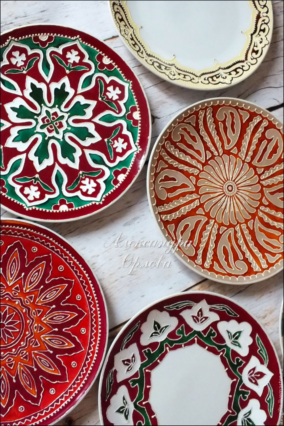 Орнамент на тарелке