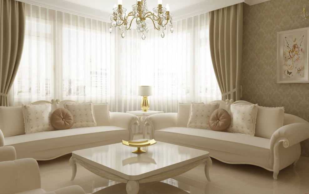 Бежевый интерьер