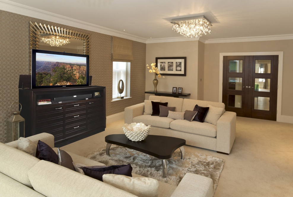 Интерьер в кремовых тонах