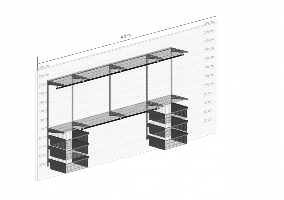 Аристо модульная гардеробная система