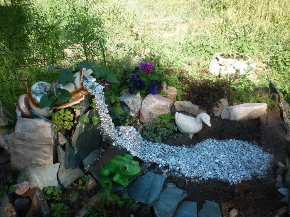 Сухой ручей на альпийской Горке