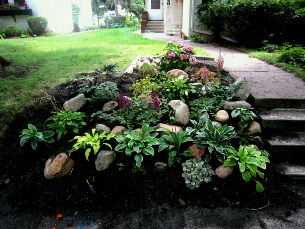 Альпийские горки из цветов