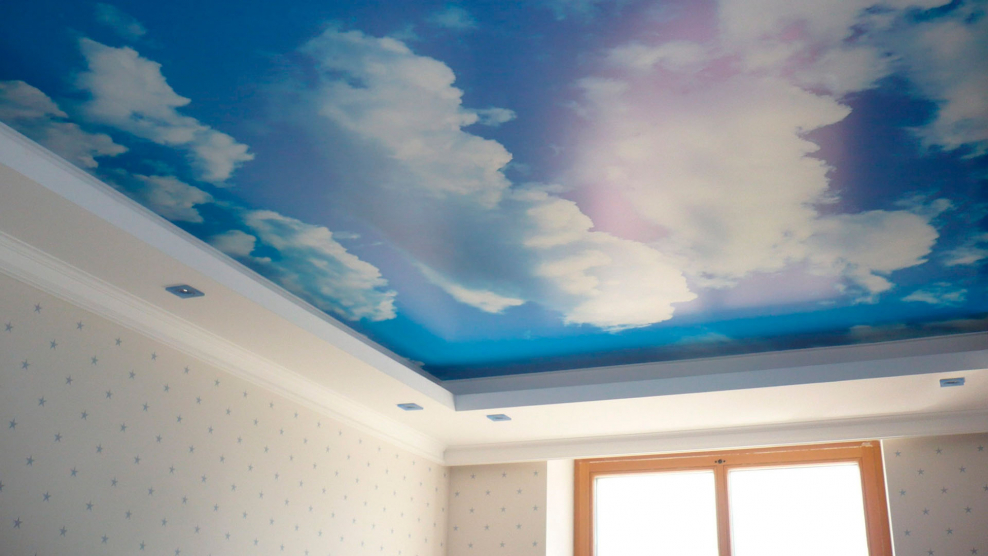 Двухуровневый потолок облака