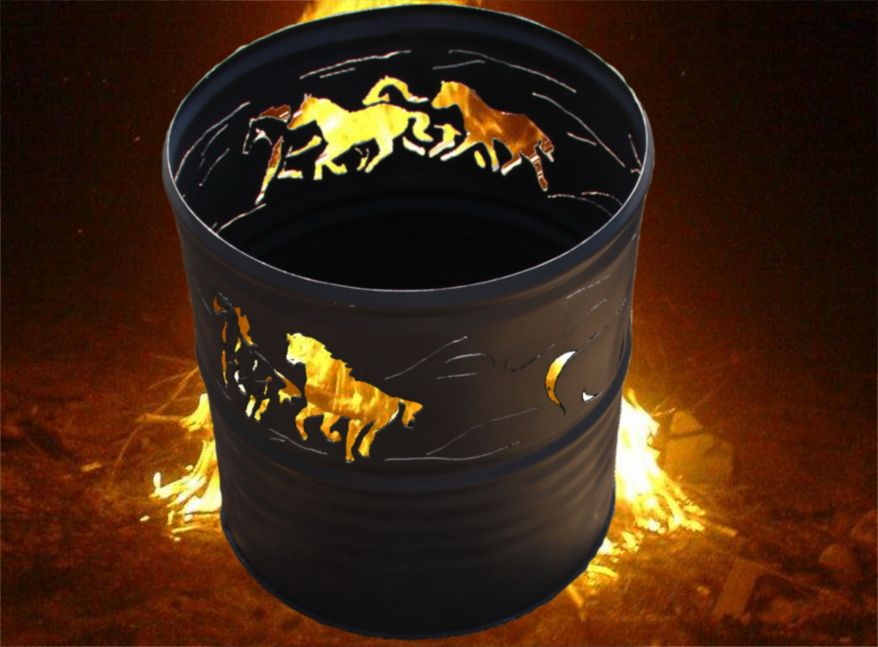 Костровая бочка