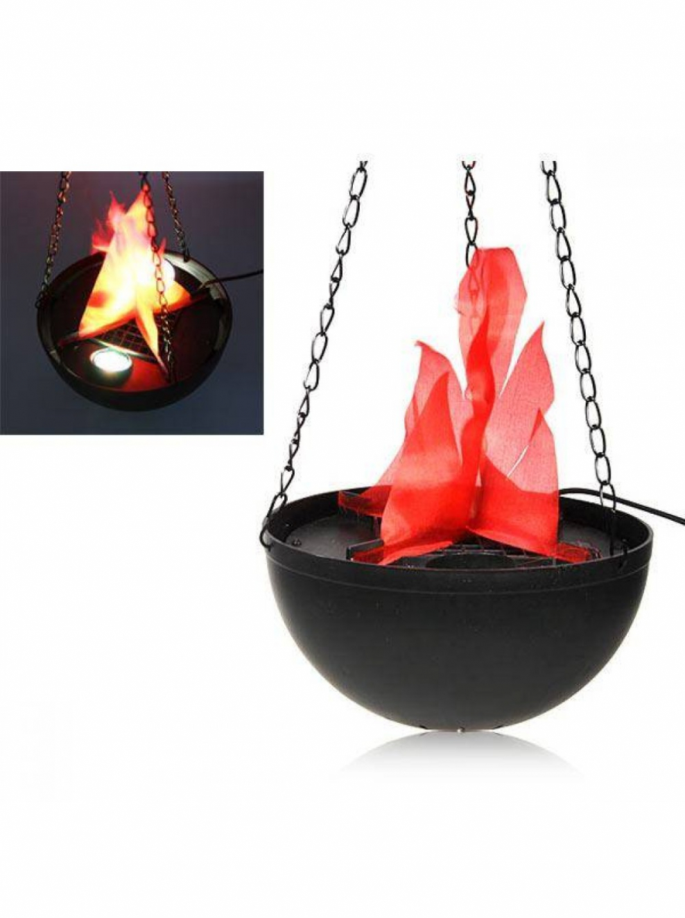 Светильник в виде огня