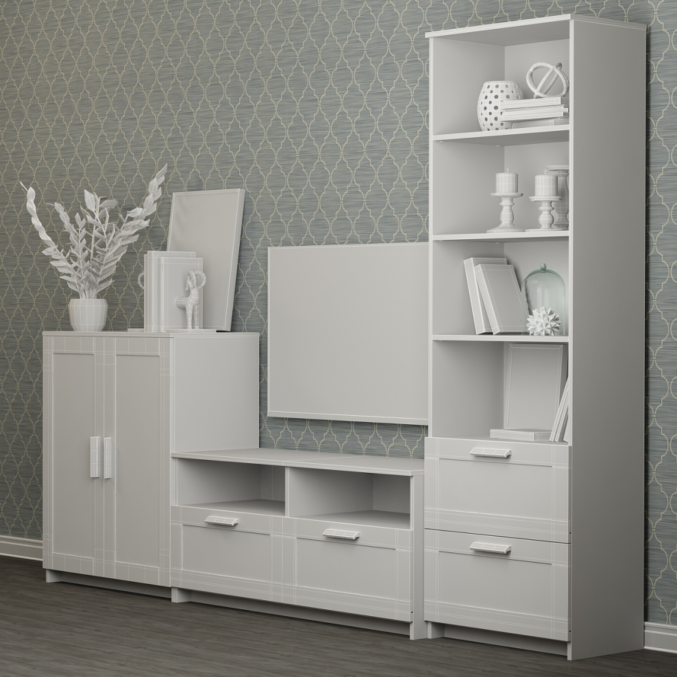 Зонирование спальни и гостиной икеа