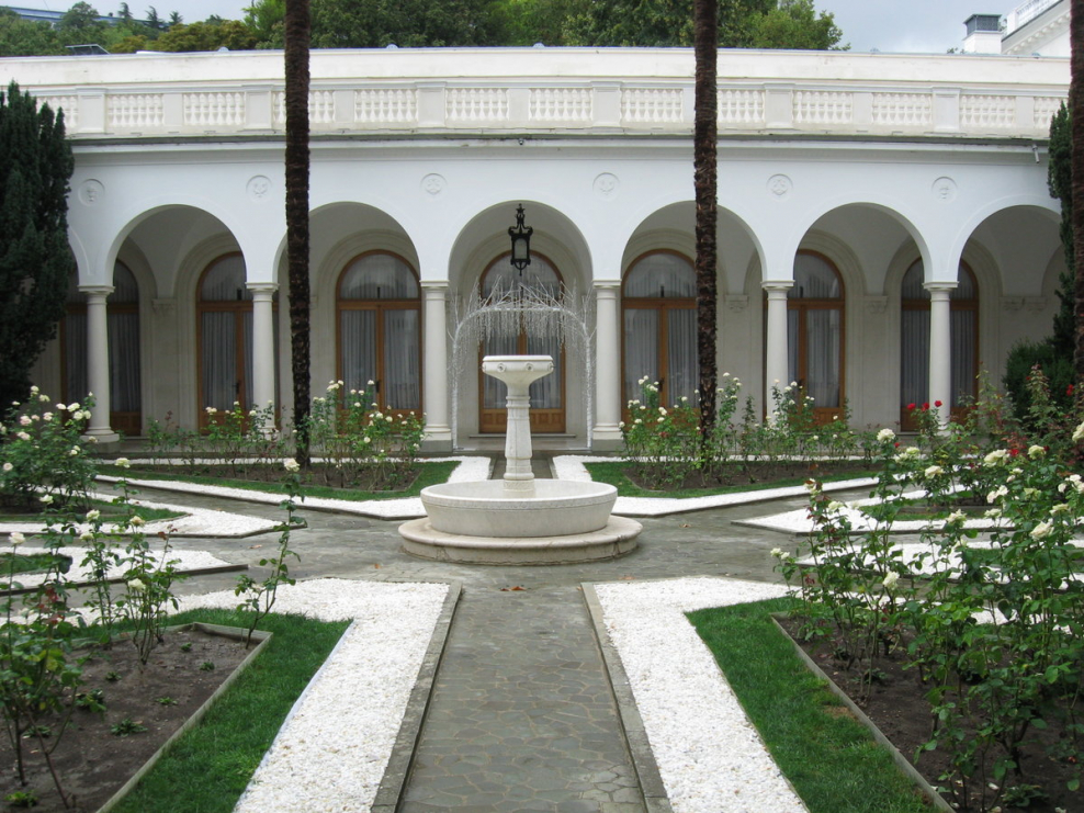 План Ливадийского дворца и парка