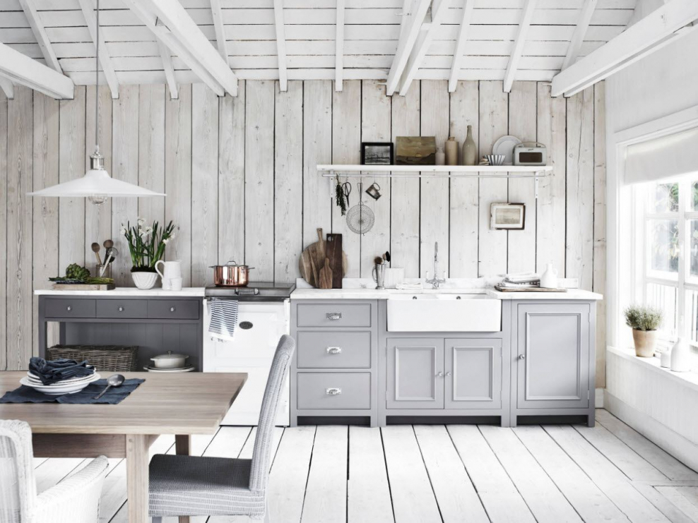 Вагонка в Сканди стиле