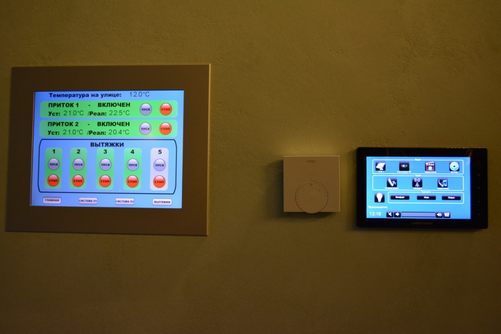 Панель умный дом