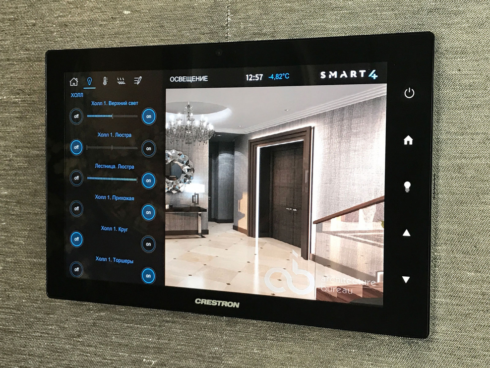 Панель управления умным домом