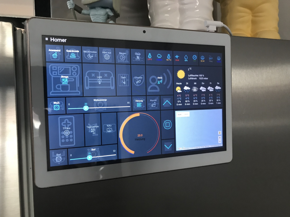 Панель управления системами вентиляции
