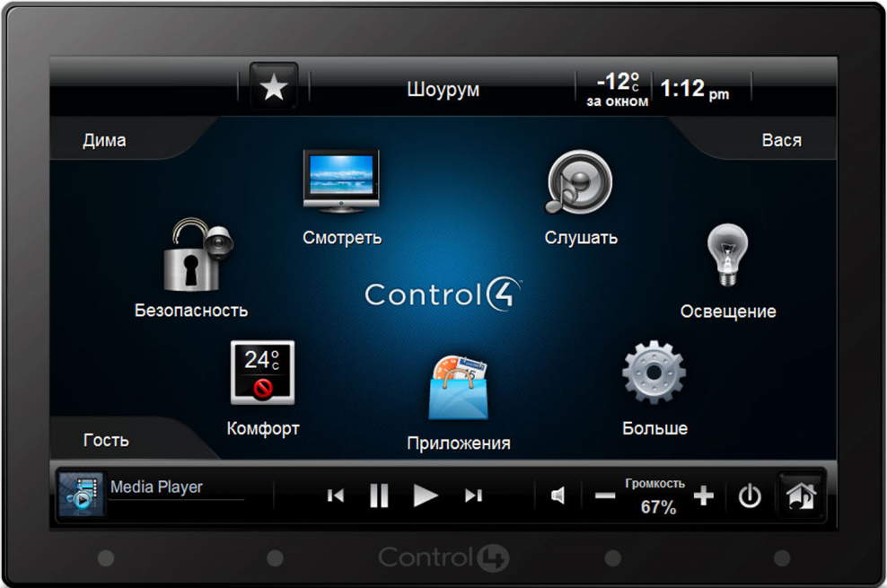 Настенные панели KNX gira g1