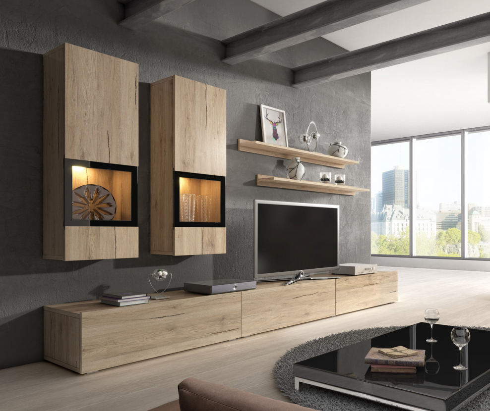 Стенка дуб Сан Ремо