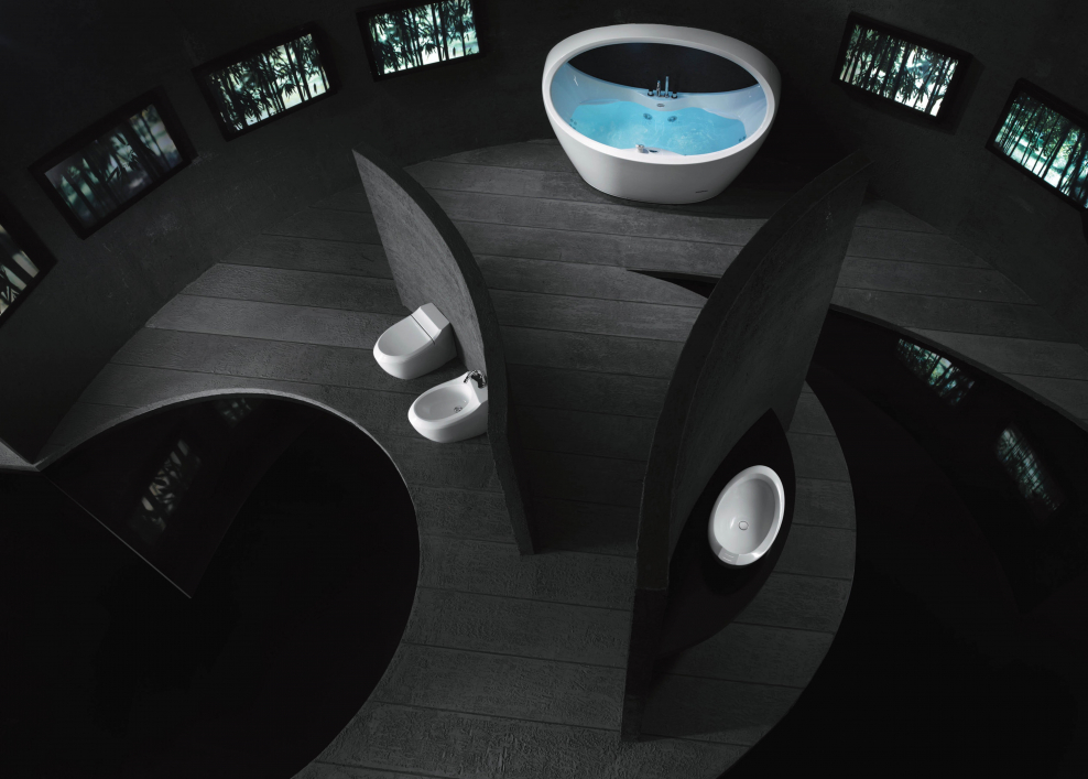 Ванная в футуристичном стиле