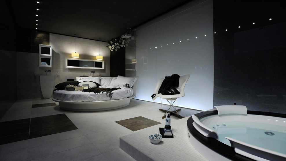 Ванная в футуристичном стиле
