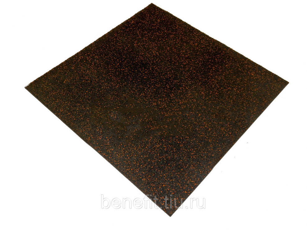 Модульное резиновое покрытие "Спецпол" 500*500*10 мм