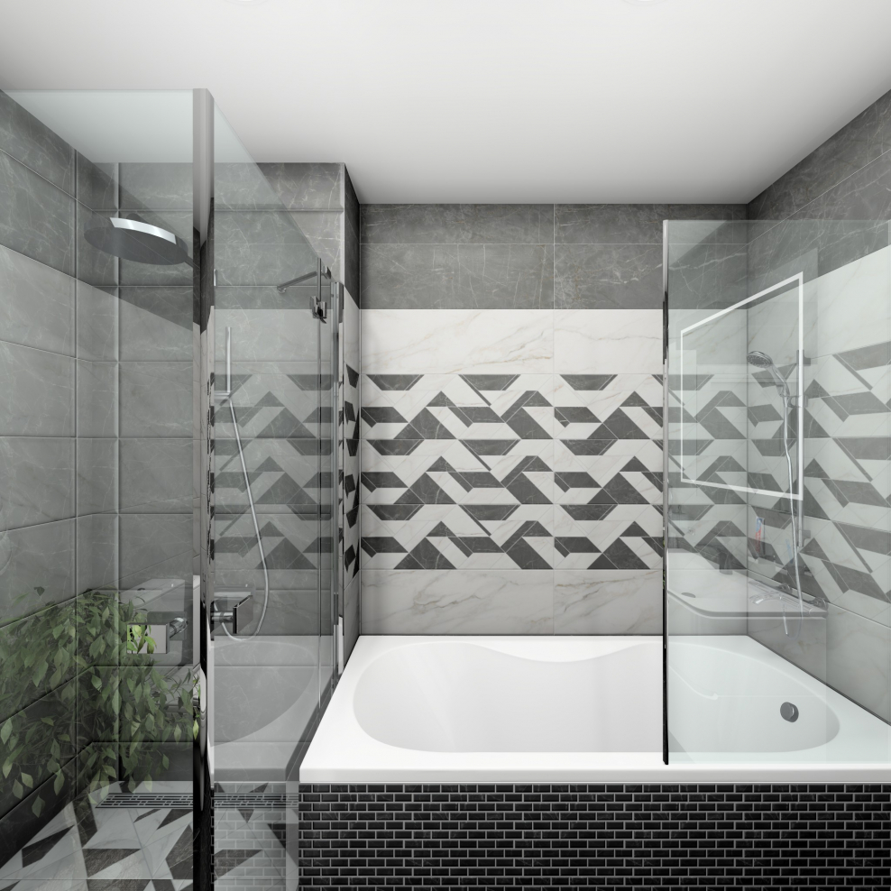 Буонарроти плитка в интерьере ванная