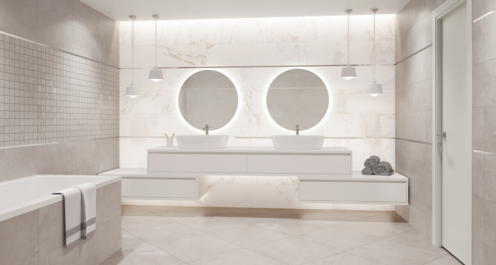 Marble trend керамогранит k-1001/LR/30x60 Calacatta