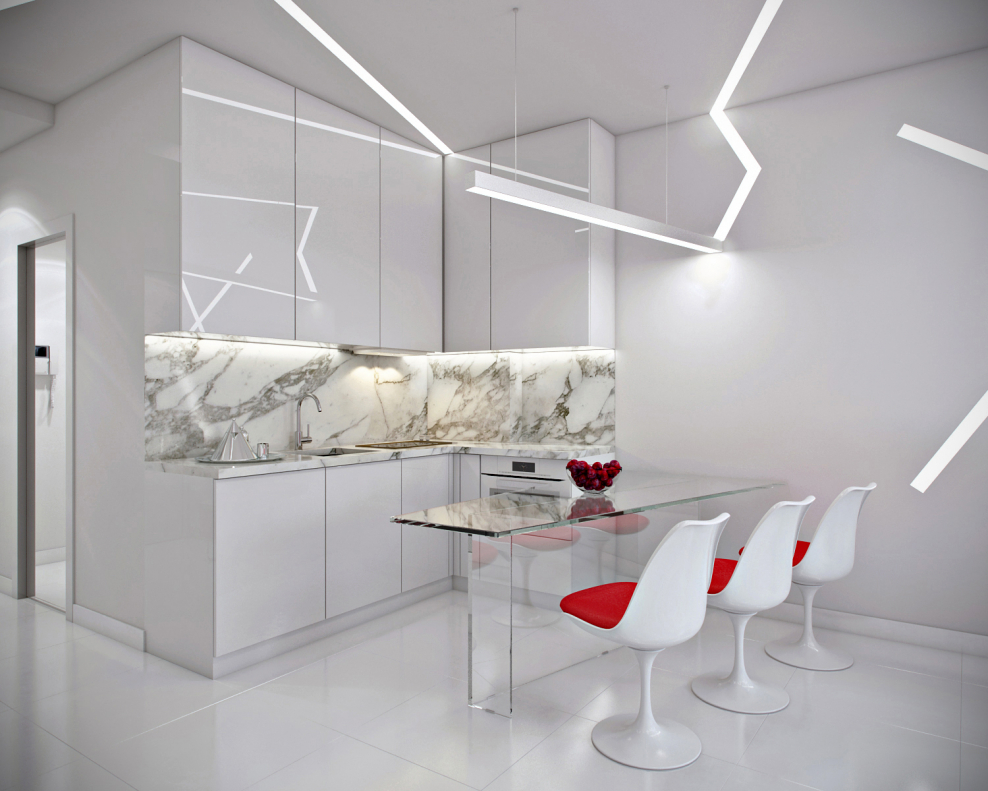 Кухня в футуристическом стиле