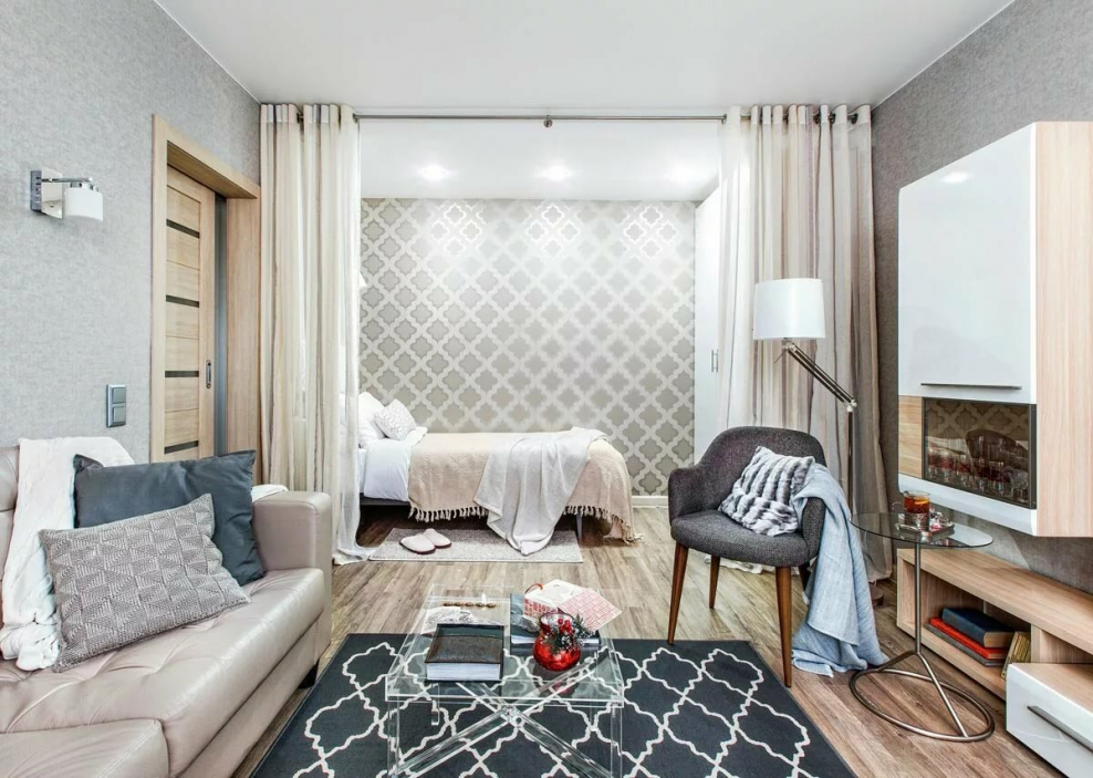 Спальня-гостиная п44