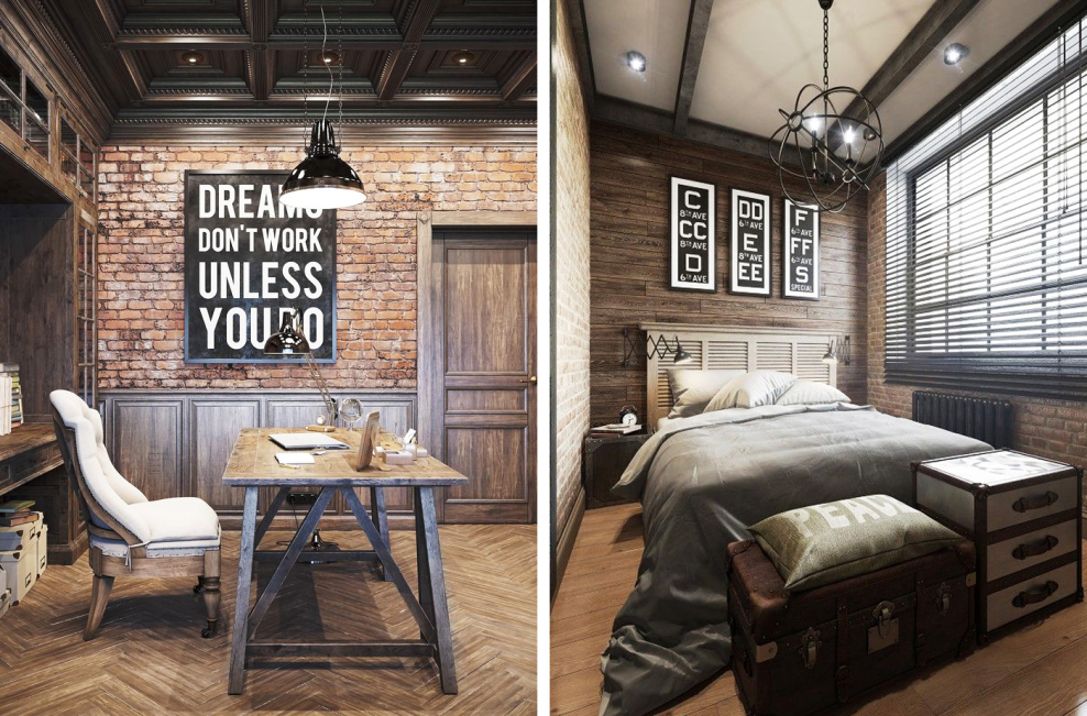 Холостяцкая Берлога интерьер