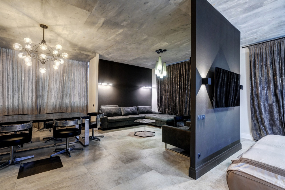 Стильная современная спальня