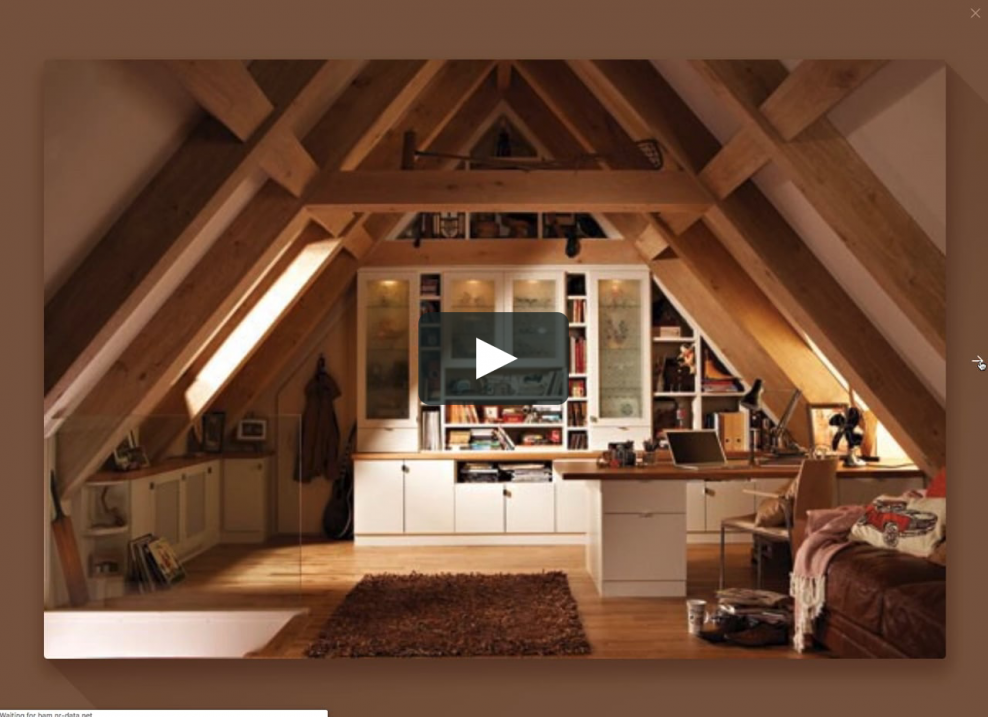 Интерьер мансарды