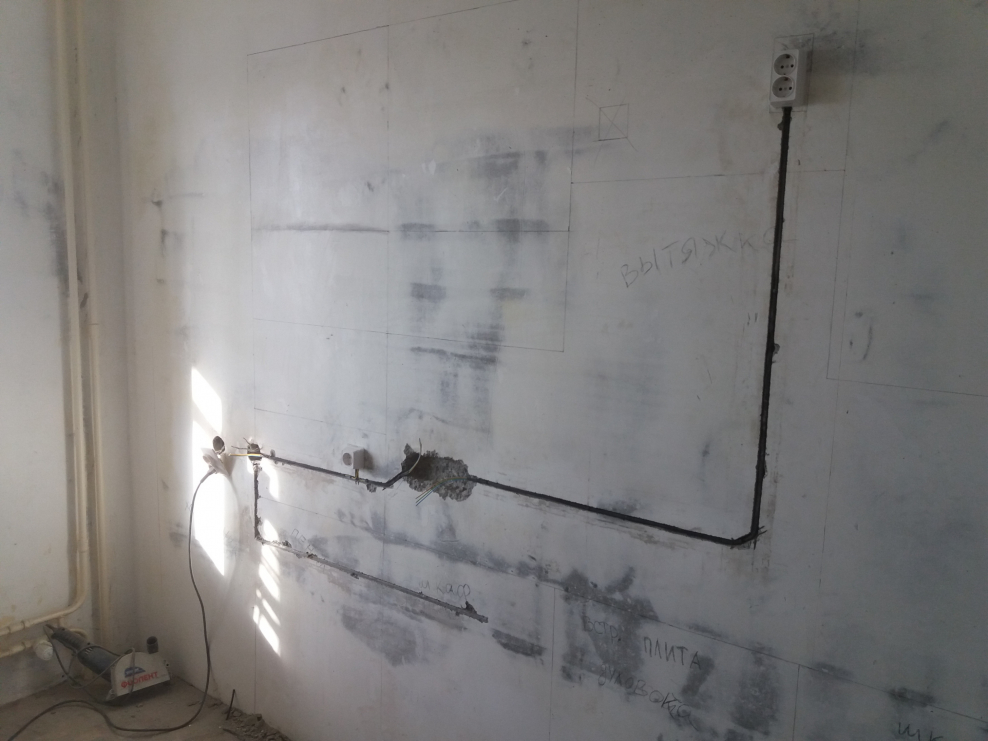 План расположения розеток и электровыводов