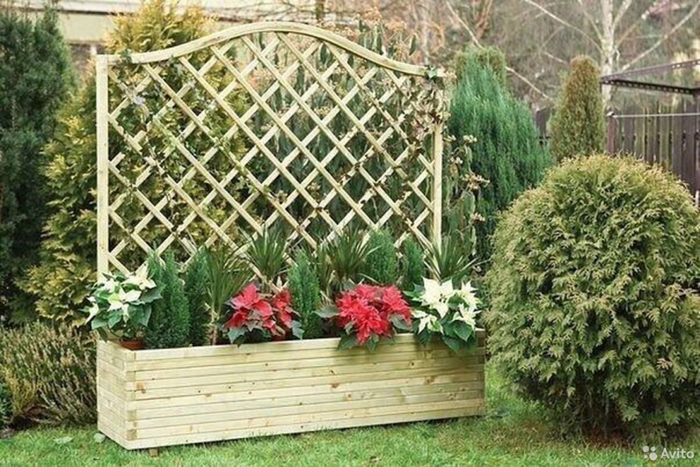 Декоративные перегородки в саду