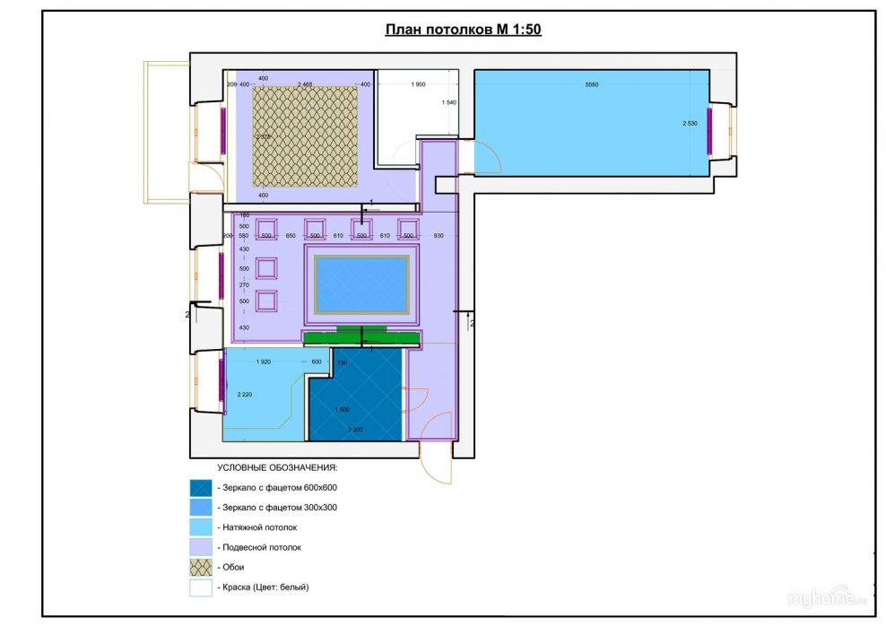 План перекрытий архикад