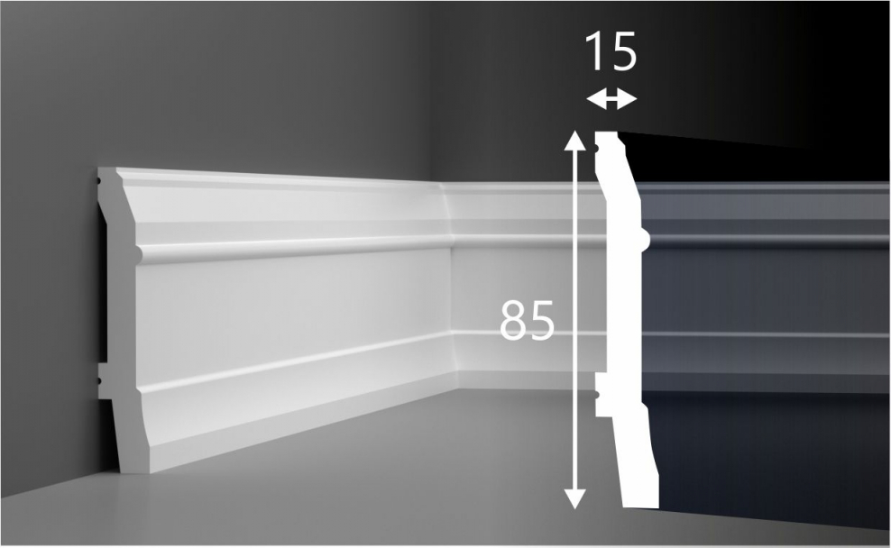 Sx181 плинтус Orac Decor