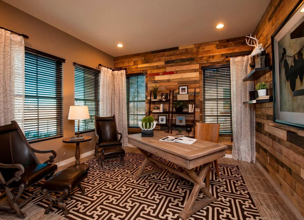 Отделка деревом в интерьере