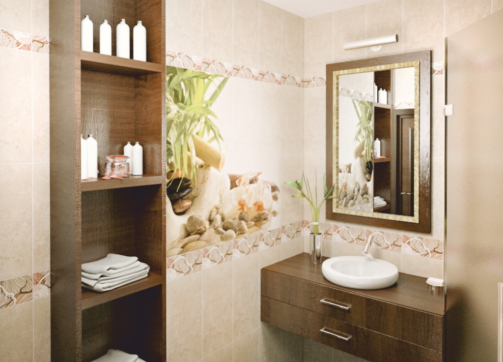 Панель ПВХ Цветущий шиповник