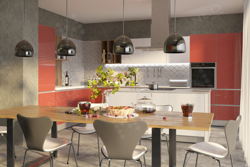 Современные цвета кухни