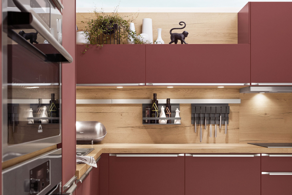 Nobilia кухни винный цвет