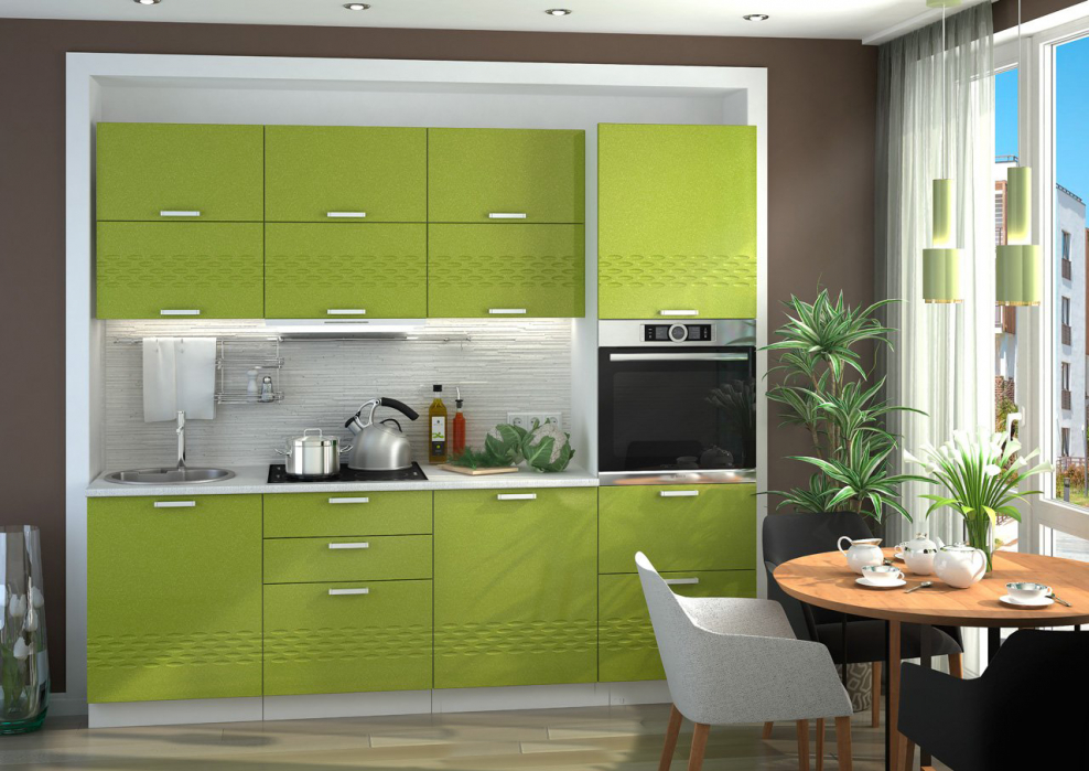 Кухня Глория Стендмебель олива