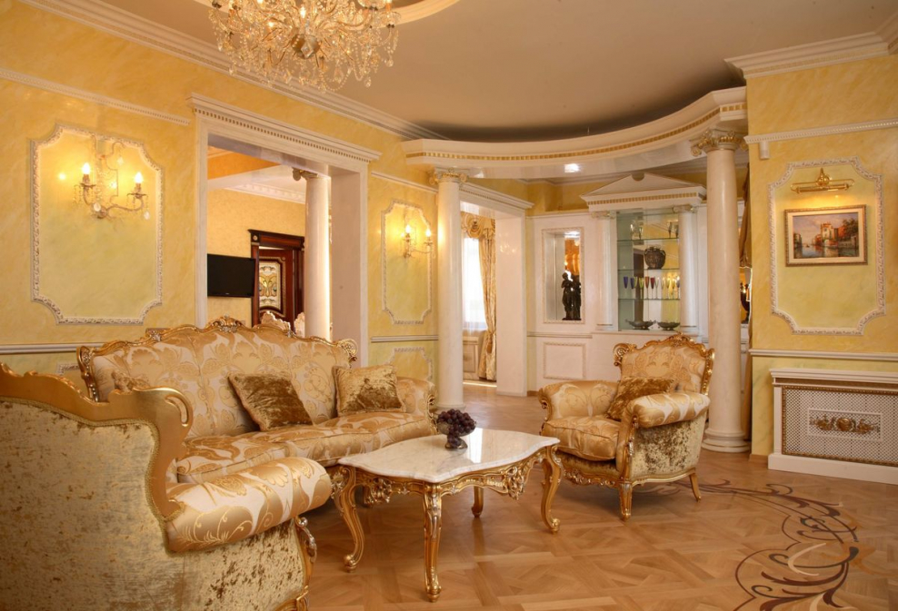 Интерьер гостиной Барокко