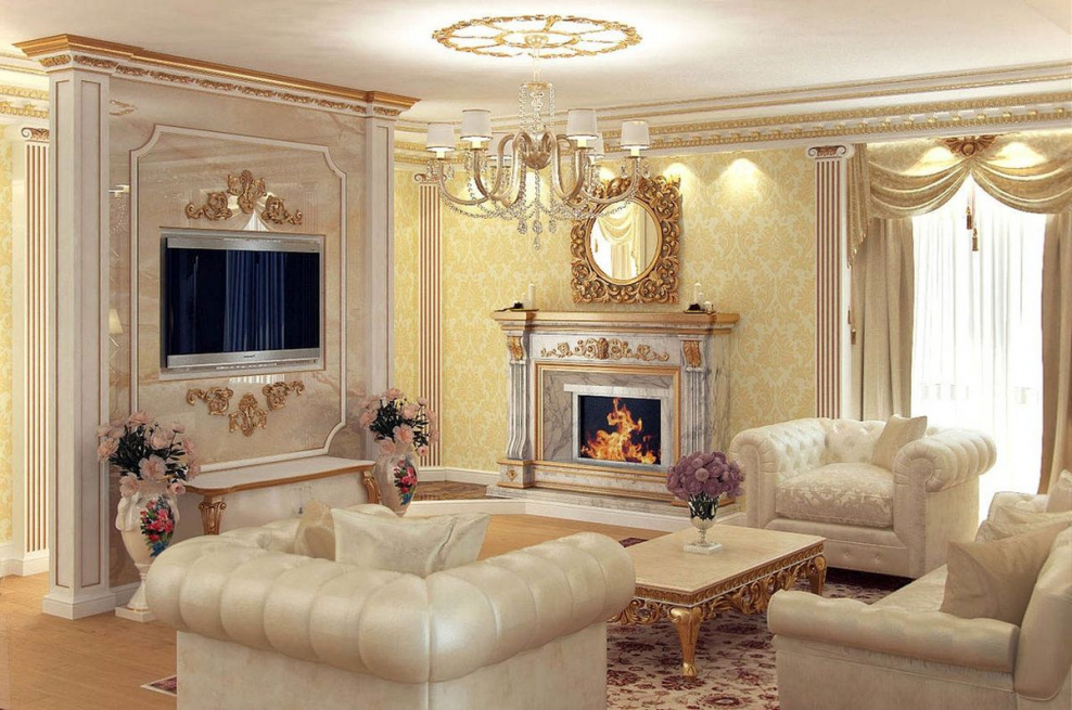 Гостиная в классическом стиле