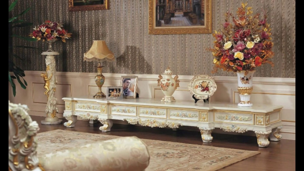 Тумба под телевизор стиль рококо Барокко