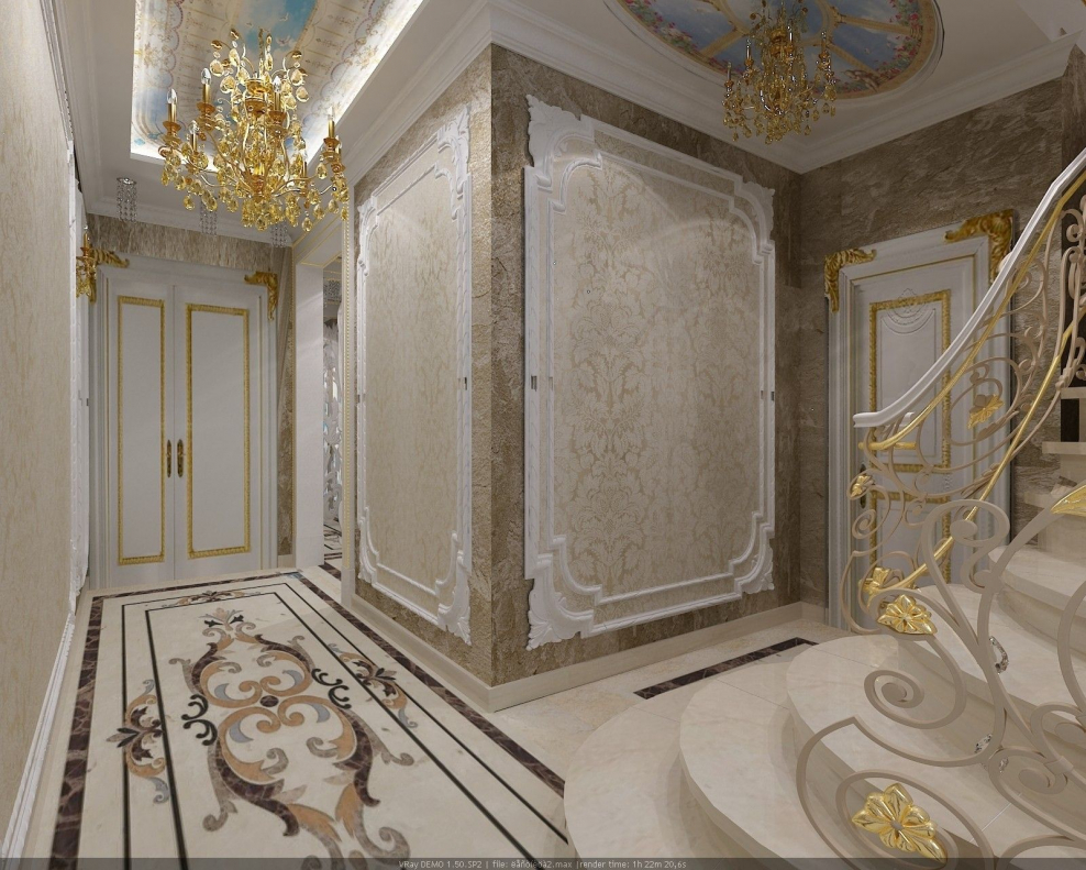 Прихожая в стиле Барокко