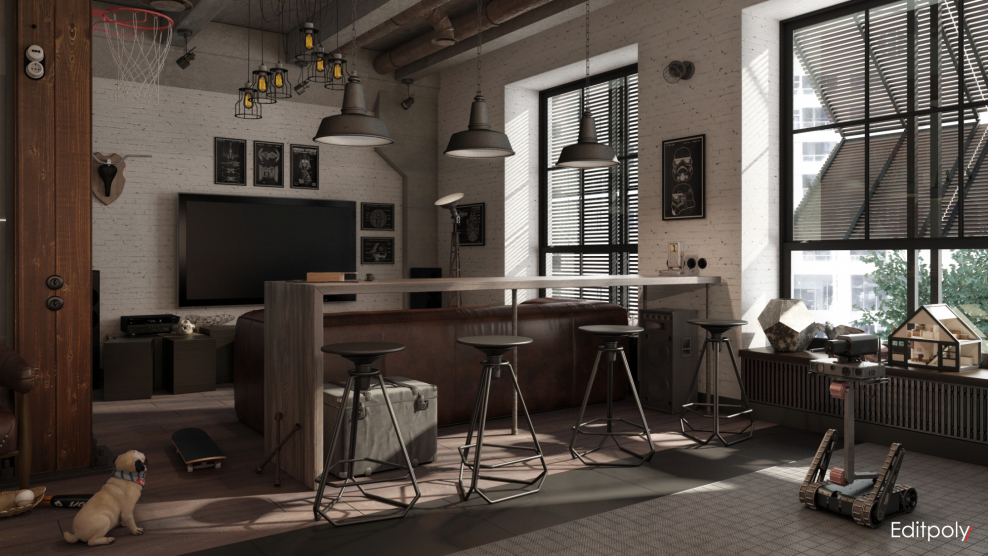 Квартира лофт