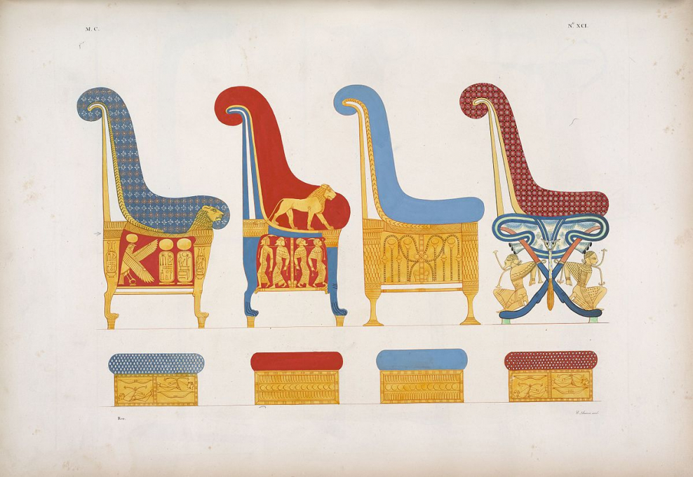 Мебель вельможи в древнем Египте