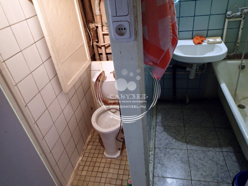 Перепланировка ванной и туалета в панельном доме