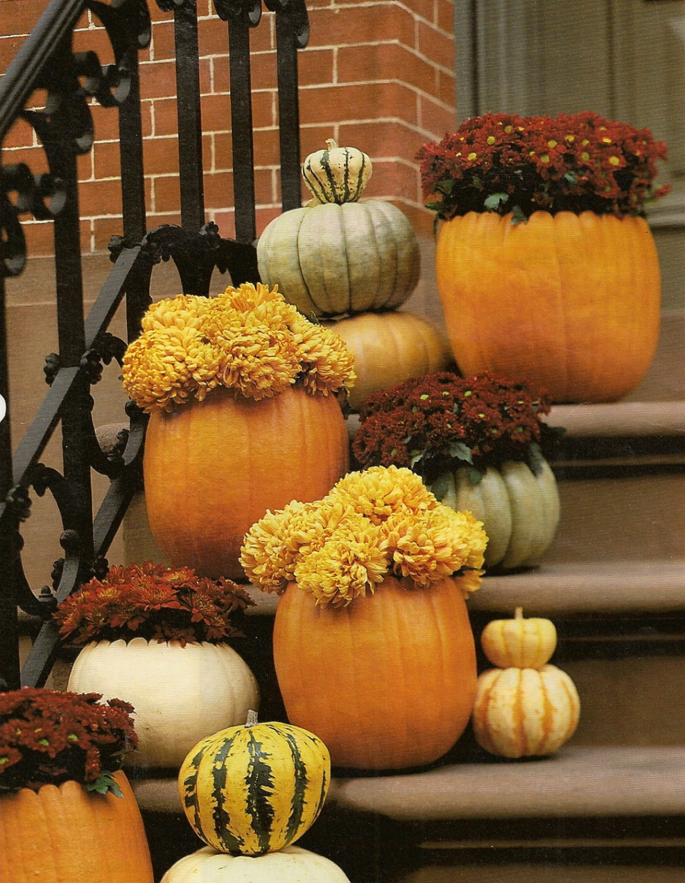 Декор из тыквы