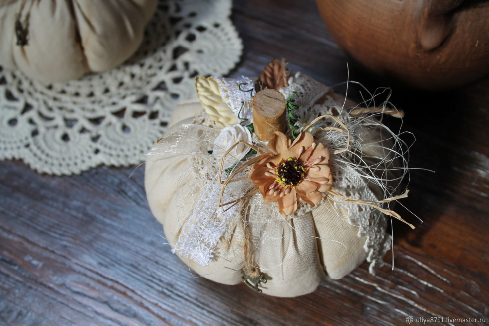 Осенний декор с тыквами