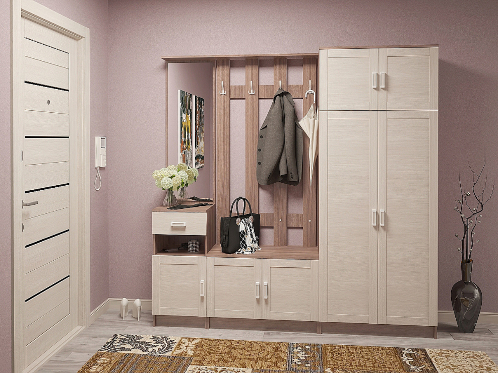 Прихожая лофт 02 Cappuccino Veralinga