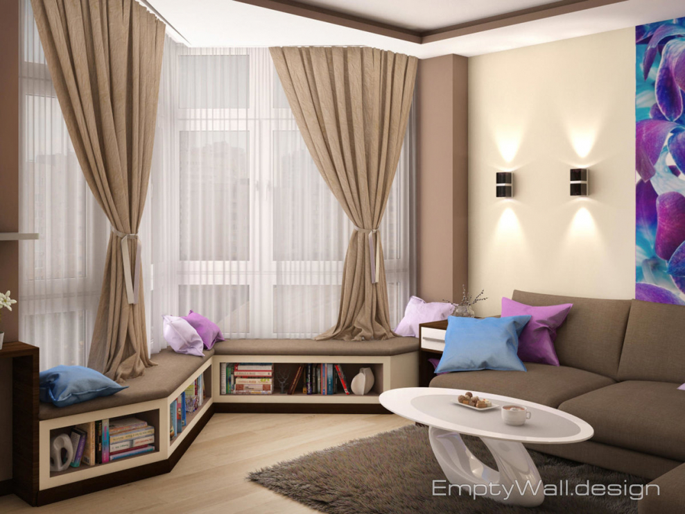 Комната с эркером планировка