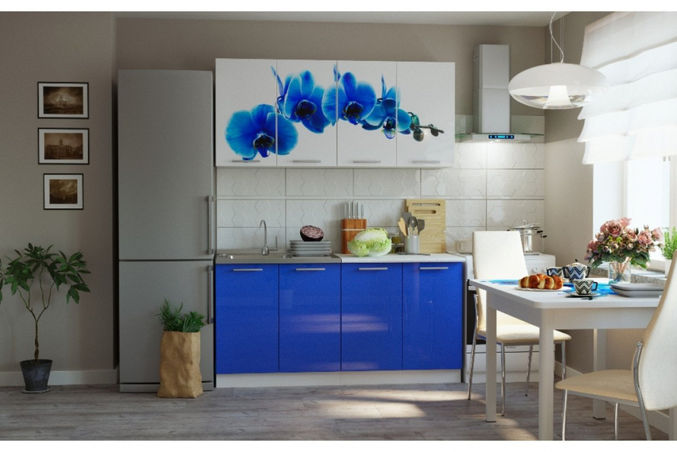 Голубые кухни