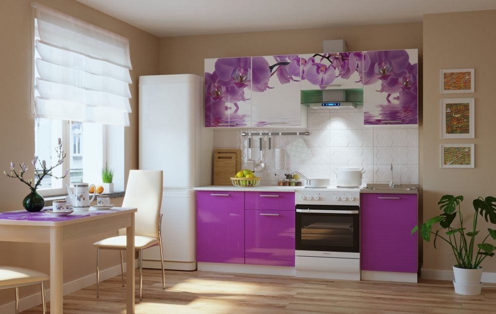 Кухня София 2.1 Орхидея