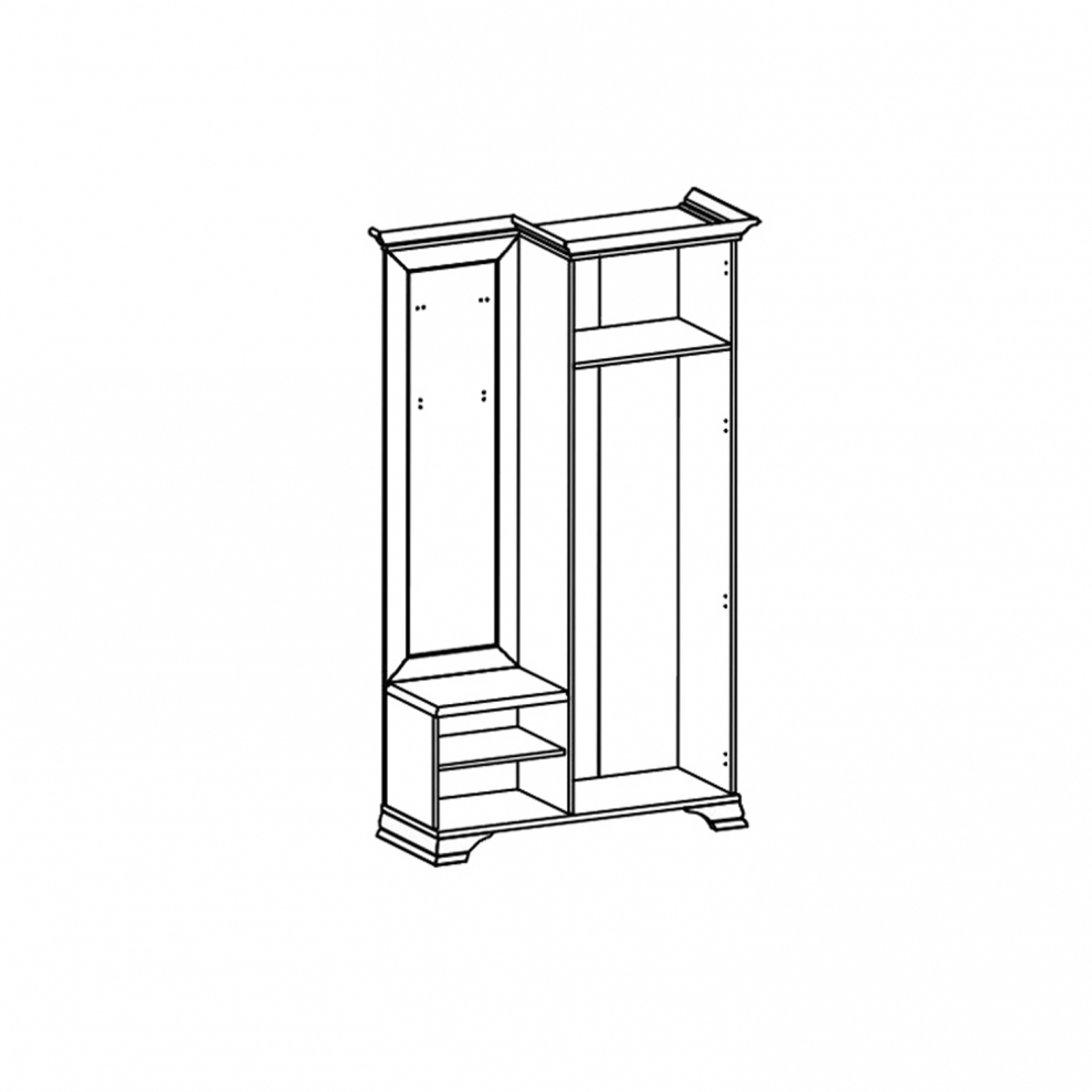 БРВ "Kentaki" тумба s320-kom2w3s1b